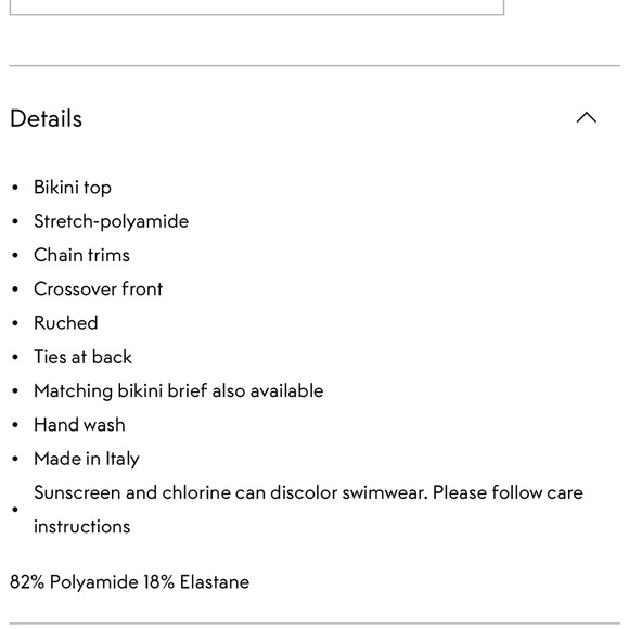 Stella McCartney**Turquoise Chain Bikini Set**Sm. $570 - Picture 7 of 7